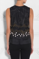 Thumbnail for your product : Suno Organza Floral Drawstring Top