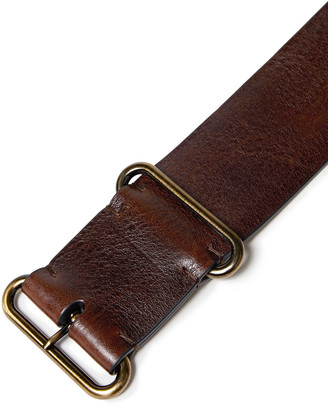 Brunello Cucinelli Textured-leather Belt