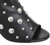 Thumbnail for your product : Office Harsh Studded Mules Black Silver Studs