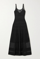 Thumbnail for your product : Roland Mouret Cetina Patchwork Stretch-knit Maxi Dress