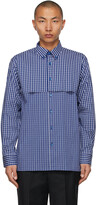 Thumbnail for your product : Ader Error Blue Check Shirt