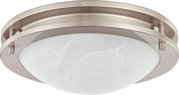 Livex Lighting Livex Ariel 2-Light Brushed Nickel Ceiling Mount