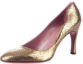 Thumbnail for your product : Jean-Michel Cazabat Metallic Pumps w/ Tags