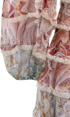 Zimmermann Ladybeetle Silk Chiffon Mini Dress