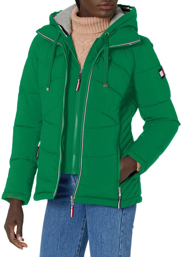 Tommy Hilfiger Women's Layered Puffer Jacket - ShopStyle