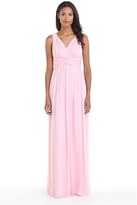 Thumbnail for your product : Donna Morgan 'Julie' Twist-Waist Silk Chiffon Gown