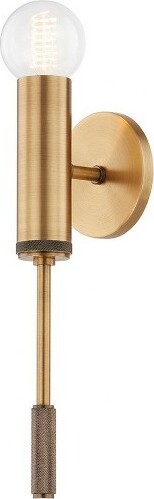 Troy Lighting TroyLightingChino1-LightSconceinPatinaBrass