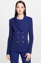 Thumbnail for your product : St. John Double Breasted Milano Knit Jacket