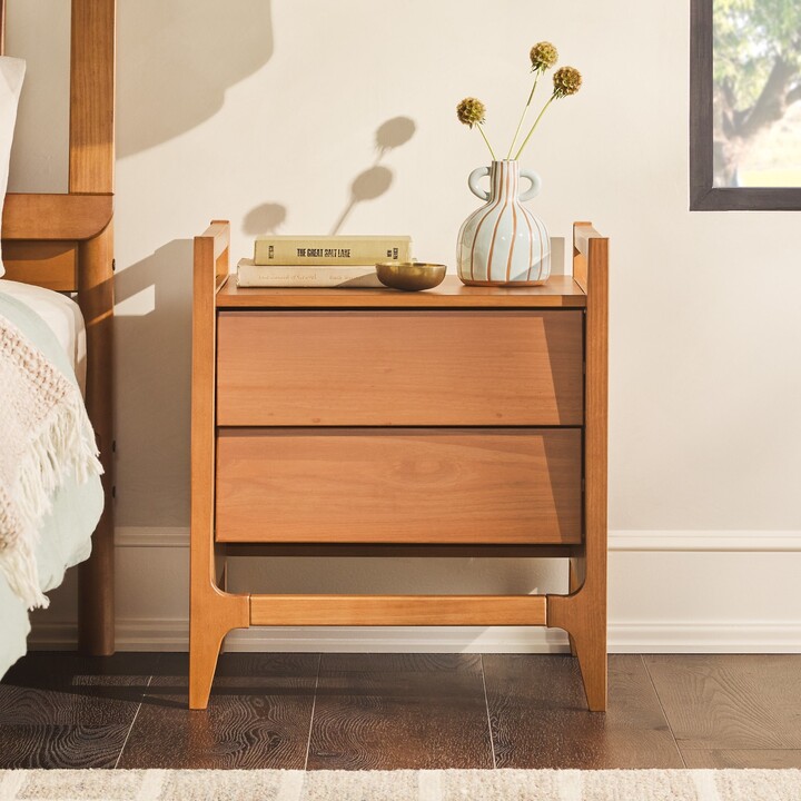 Middlebrook Designs MidCentury Modern Solid Wood Nightstand ShopStyle