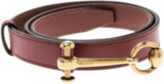 Thumbnail for your product : Gucci Burgundy Leather Horsebit-Buckle Belt 85CM