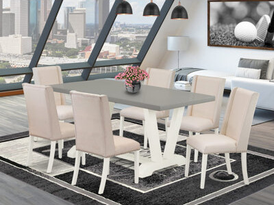 Red Barrel Studio 6 - Person Acacia Solid Wood Dining Set