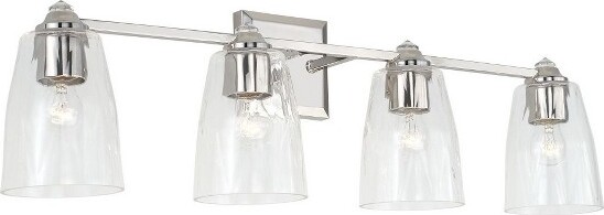 Capital Lighting CapitalLightingLaurent4-LightVanityinPolishedNickel
