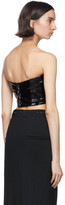Thumbnail for your product : Ann Demeulemeester Black Cinder Leather Corset