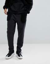 Thumbnail for your product : Midnight Surf Skinny Fit Joggers with Borg Detail