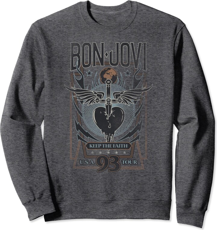 Bon Jovi Keep the Faith Sweatshirt ShopStyle Teen Girls' Tops