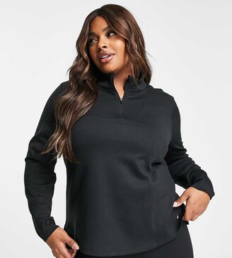 nike half zip plus size