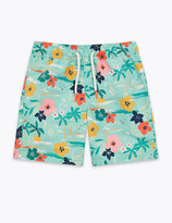Thumbnail for your product : Marks and Spencer Tropical Print Swim Shorts (2-7 Yrs)