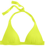 Thumbnail for your product : J.Crew Neon sculpted halter bikini top