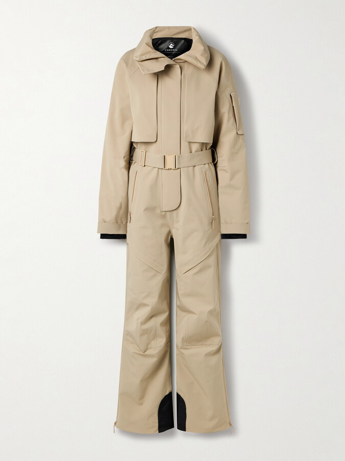 Cordova Volta Belted Ski Suit - Neutrals