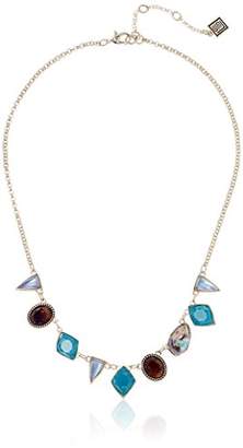 Laundry by Shelli Segal Stone Frontal Teal Pendant Necklace
