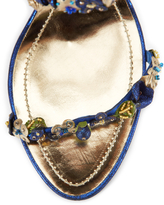 Thumbnail for your product : Rene Caovilla Flower Ankle Wrap High Sandal