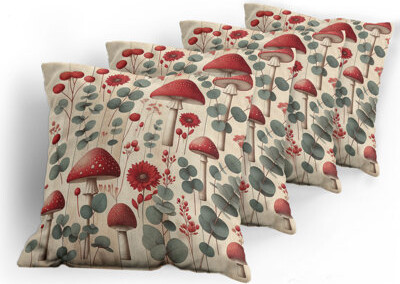 Fabric Indoor/Outdoor Pillow Cover