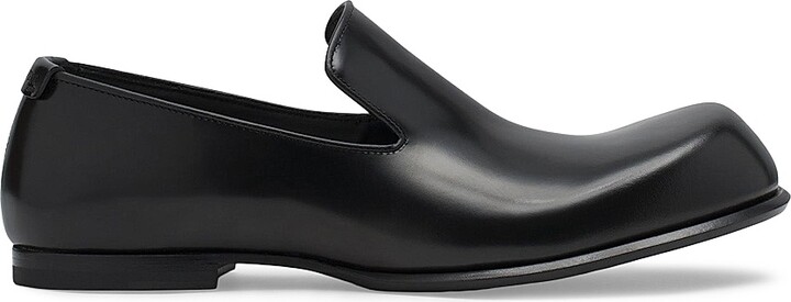 Men's Adonis Leather Loafers - Black - Size 6