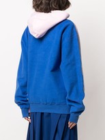 Thumbnail for your product : J.W.Anderson Deconstructed Fleece-Back Hoodie