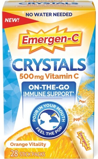 Emergen-C Emergen-CCrystalsOn-The-GoImmunityVitaminsPowder-OrangeVitality-28ct