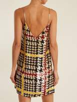Thumbnail for your product : Ashish Houndstooth Sequin Embellished Mini Dress - Womens - Multi
