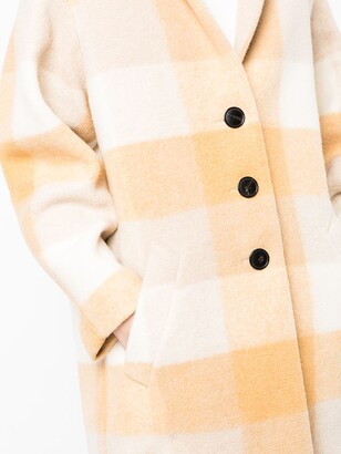 Etoile Isabel Marant Gabriel plaid-print coat
