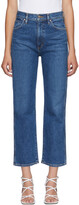 Thumbnail for your product : Gold Sign Blue 'The Cropped A' Jean