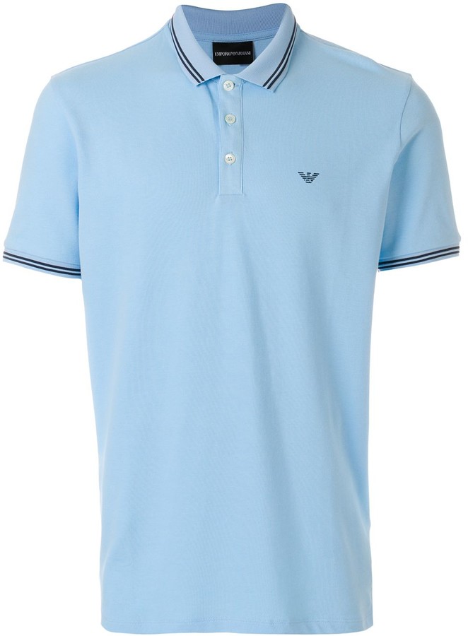 Emporio Armani Logoed Polo Shirt - ShopStyle