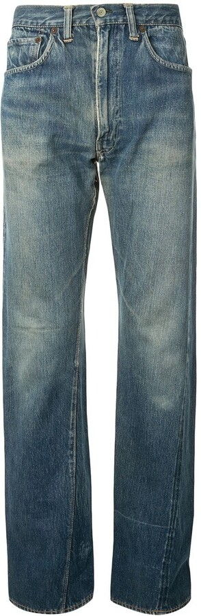Levi's Vintage Clothing 1950s Levis 501ZXX straight-fit jeans - ShopStyle