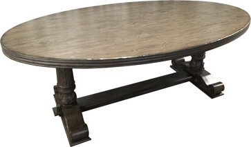 Regis Patrick Collection Saint Emilion Solid Wood Trestle Dining Table