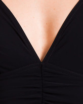 Thumbnail for your product : Karla Colletto Karla Colletto: Basic Ruched V-Neck Swimsuit