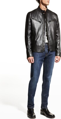 HUGO BOSS Men's Leather & Suede Jackets | ShopStyle
