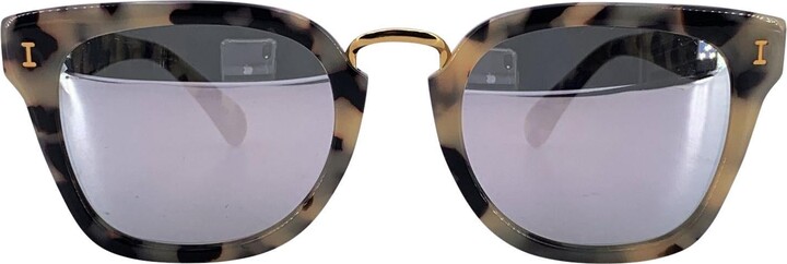 1stDibs Illesteva Mirrored Unisex Rectangle Sunglasses Positano 49/21 140 Mm
