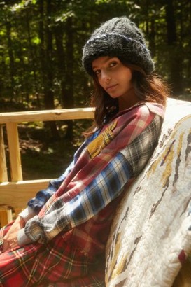 Chunky whip stitch beanie Clearance