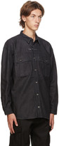 Thumbnail for your product : Givenchy Black Denim Address Shirt