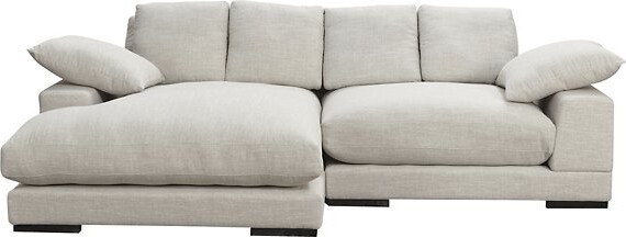 Huxe Tabitha Sectional Sofa in Brown