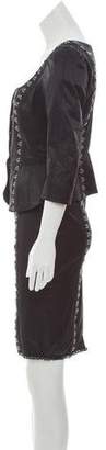 Moschino Cheap & Chic Moschino Cheap and Chic Satin Skirt Suit