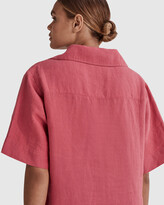 Thumbnail for your product : Country Road Women's Pink Dresses - Organically Grown French Linen Popover Dress - Size One Size, 4 at The Iconic