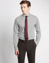 Thumbnail for your product : Marks and Spencer Pure Cotton Tailored Fit Long Sleeve Shirt