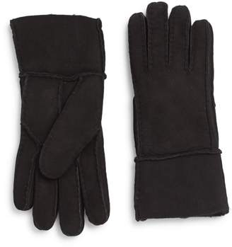 Surell Shearling-Lined Suede Gloves