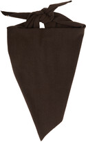 Thumbnail for your product : Extreme Cashmere Brown Cashmere Triangular Witch Scarf