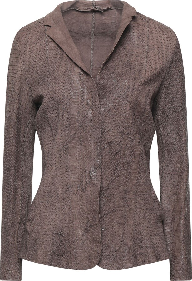 Salvatore Santoro Suit Jacket Brown ShopStyle