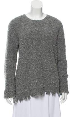 ATM Anthony Thomas Melillo Long Sleeve Knit Sweater grey Long Sleeve Knit Sweater