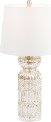 TJMAXX 28.25In Luxuria Textured Glass And Acrylic Table Lamp