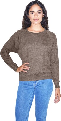 American Apparel Women's Blend Lightweight Long Sleeve Pullover